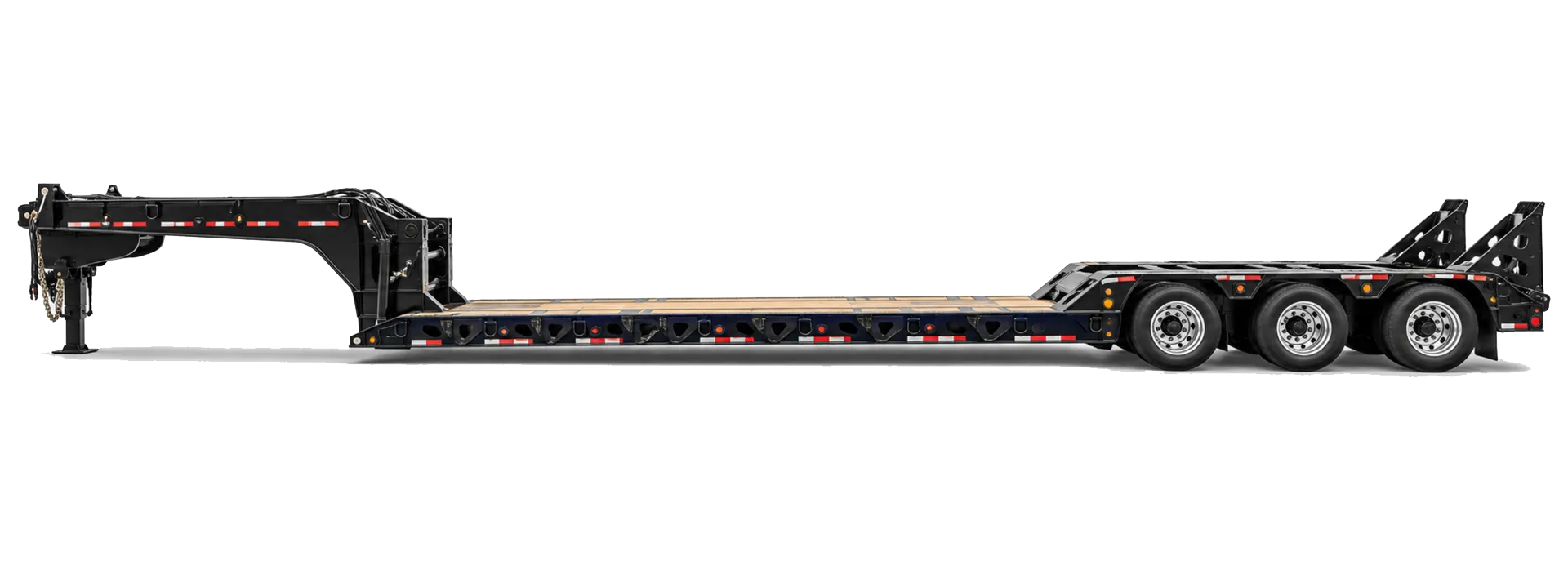 Witzco Challenger RG-35 lowboy trailer in side profile